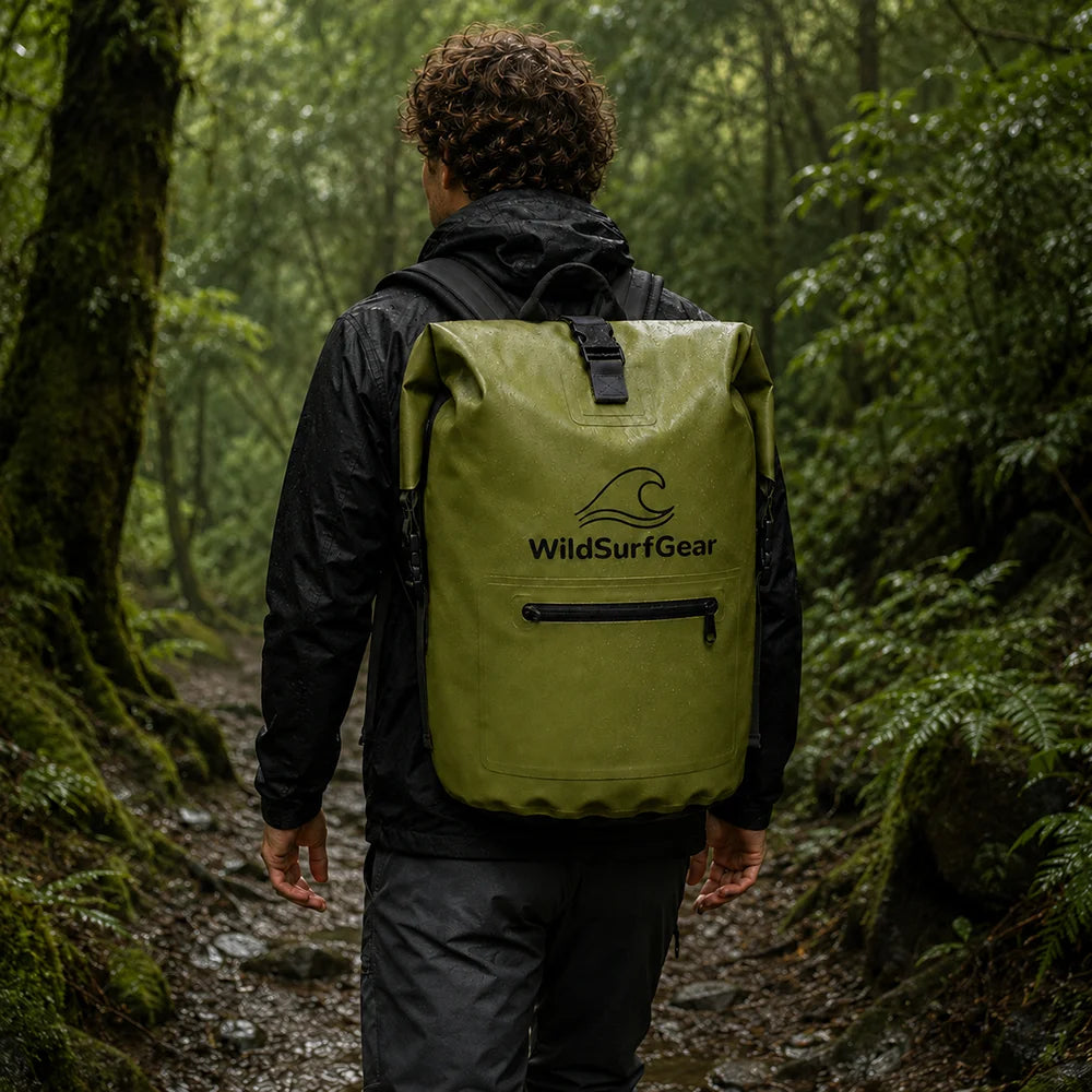 30L Military Green Dry Backpack