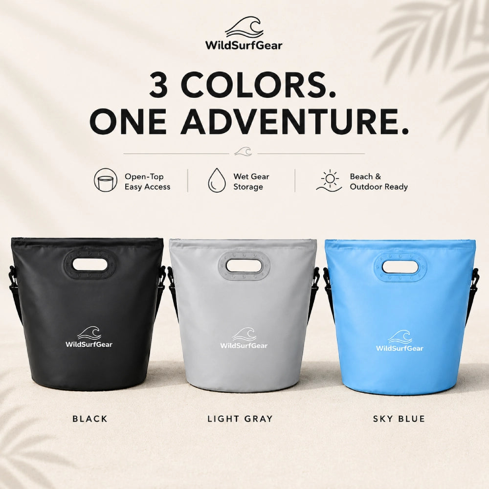 30L Beach Changing Bucket Bag
